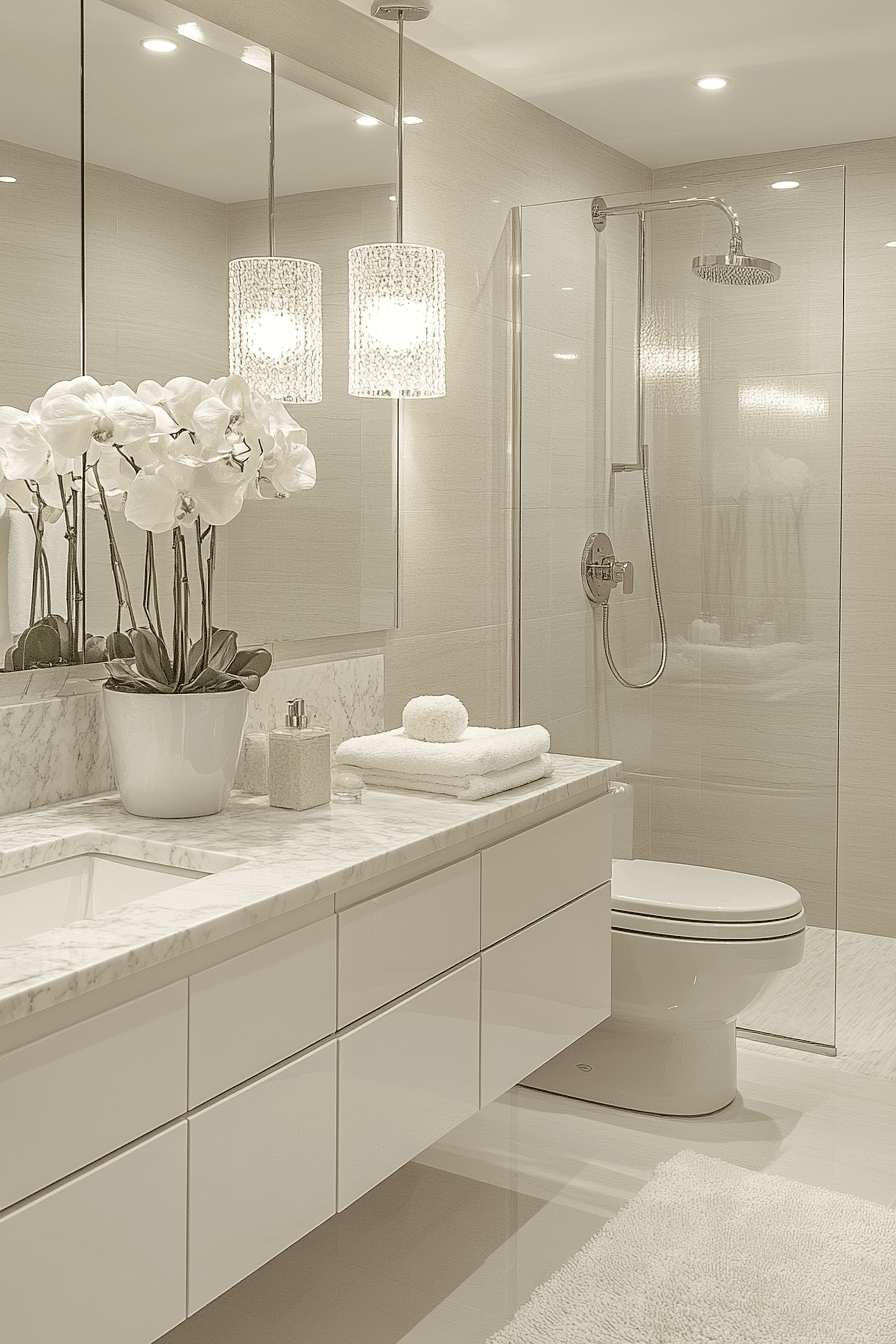 small bathroom interior