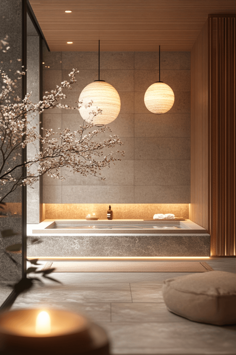 japandi bathroom design