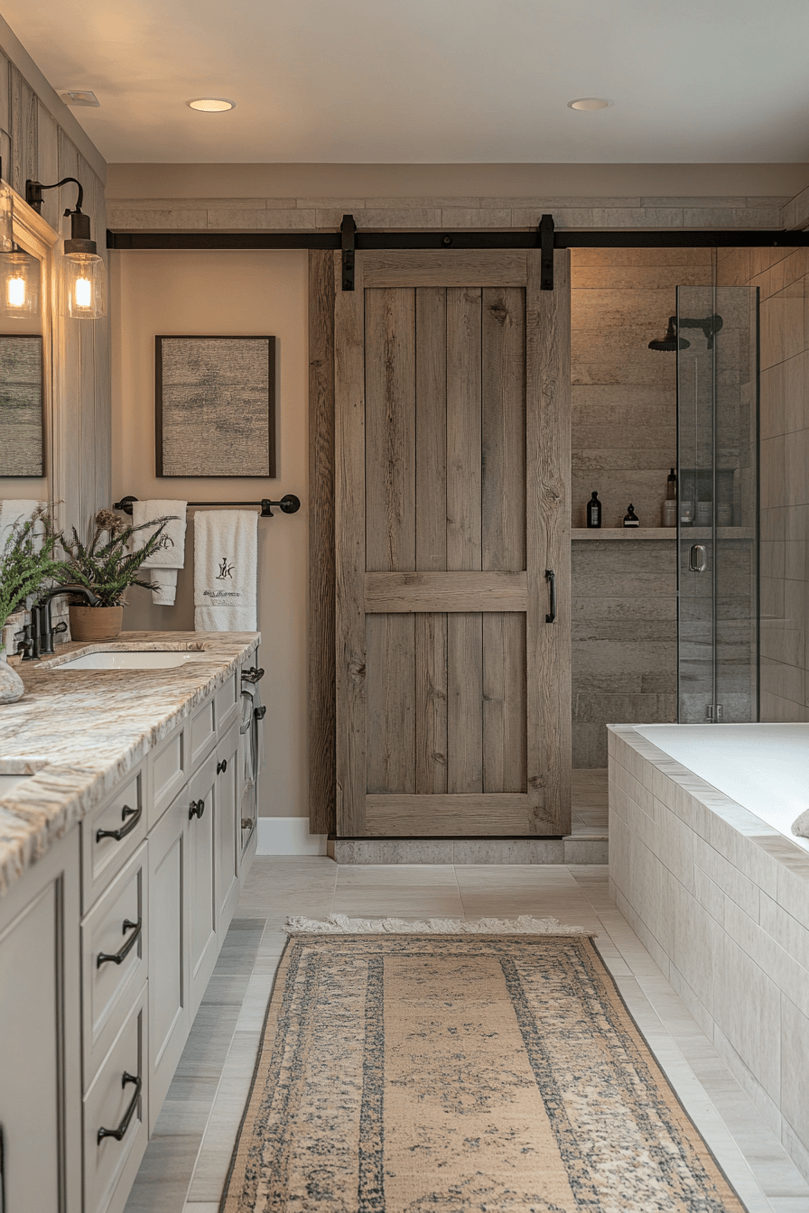 rustic bathroom designs