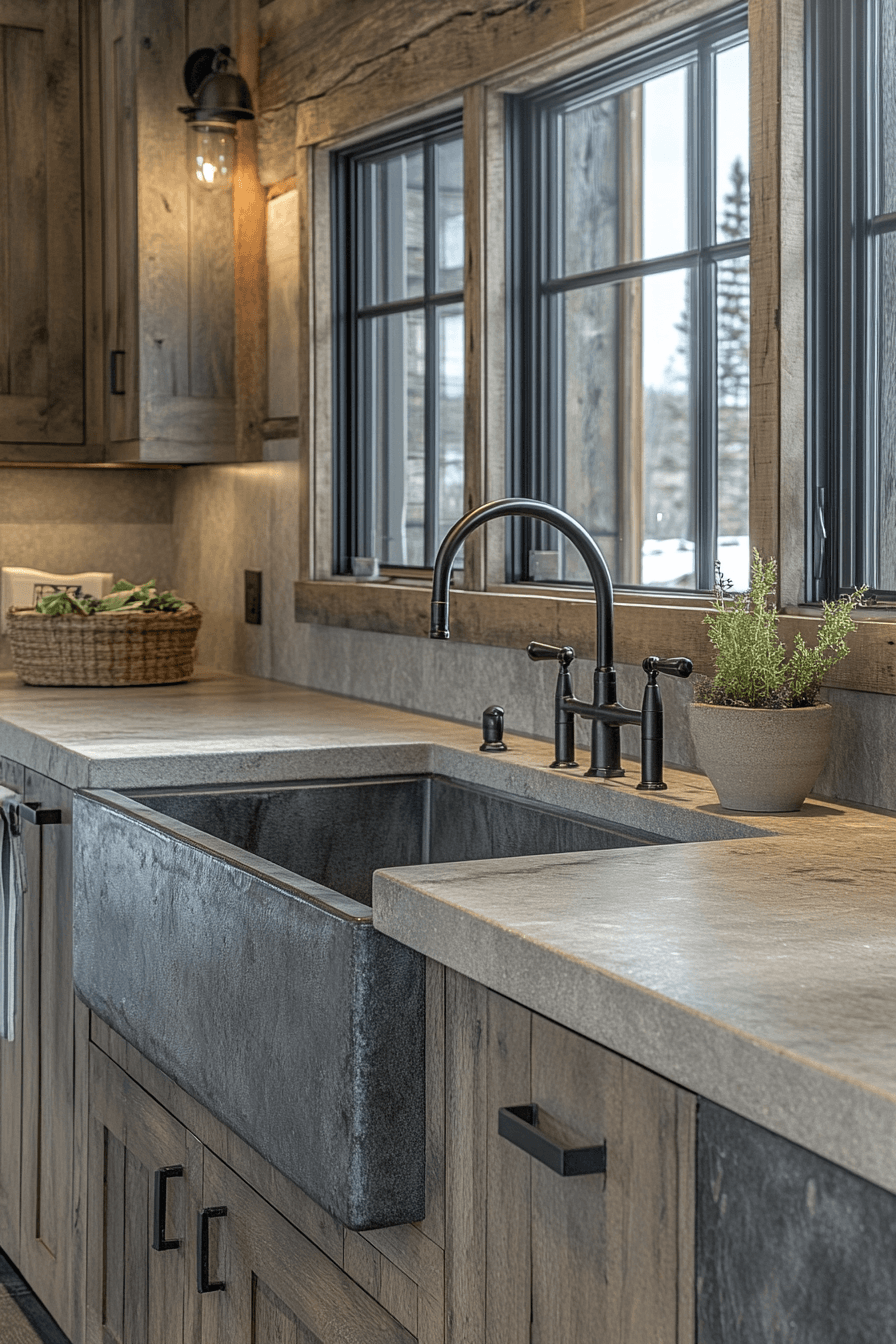 rustic farmhouse kitchen
