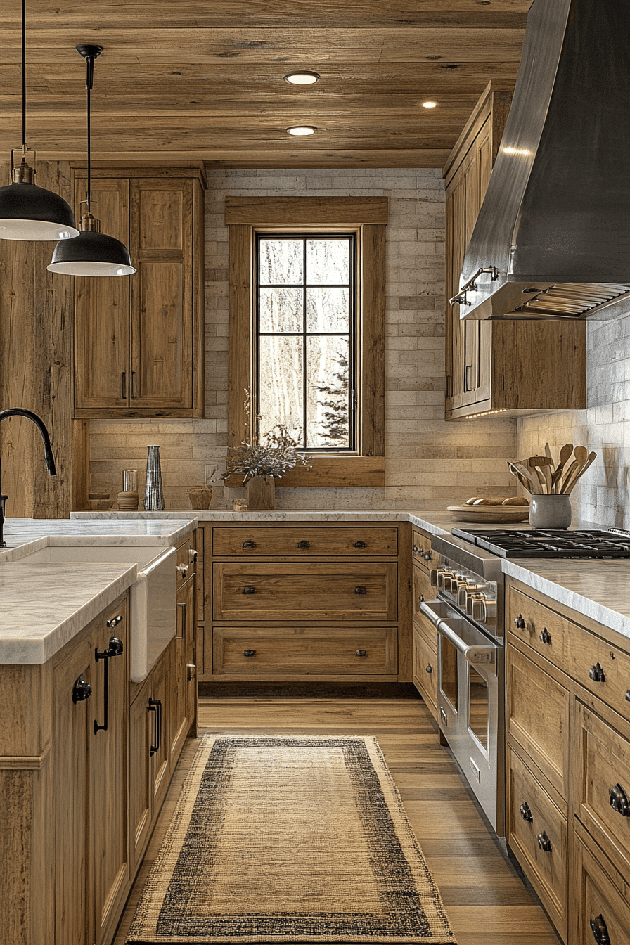 rustic farmhouse kitchen