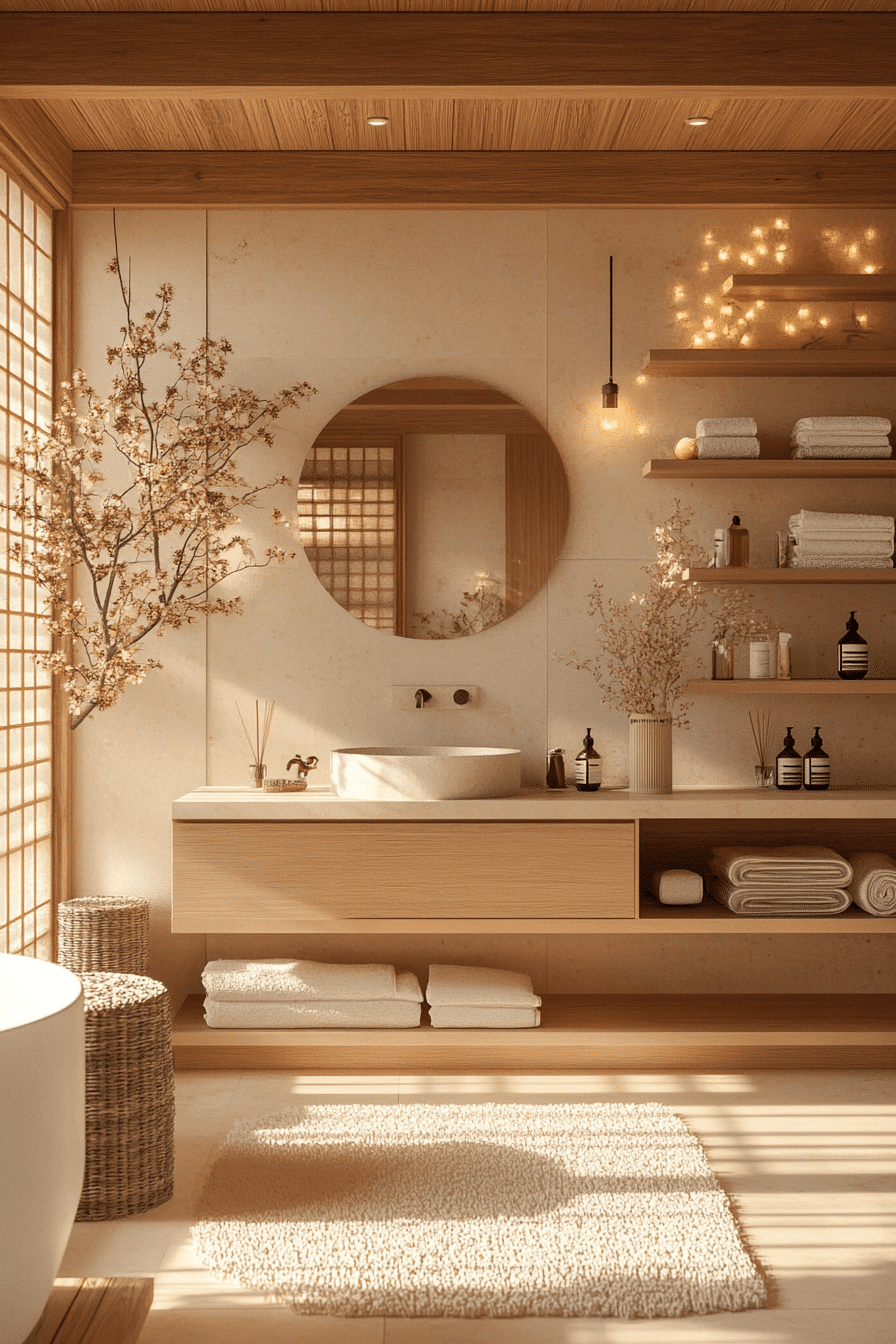 japandi bathroom design