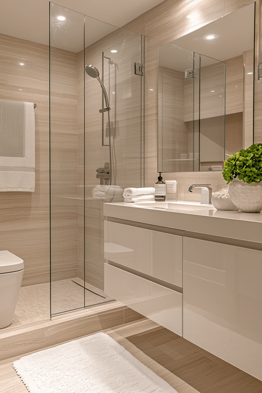 small bathroom interior