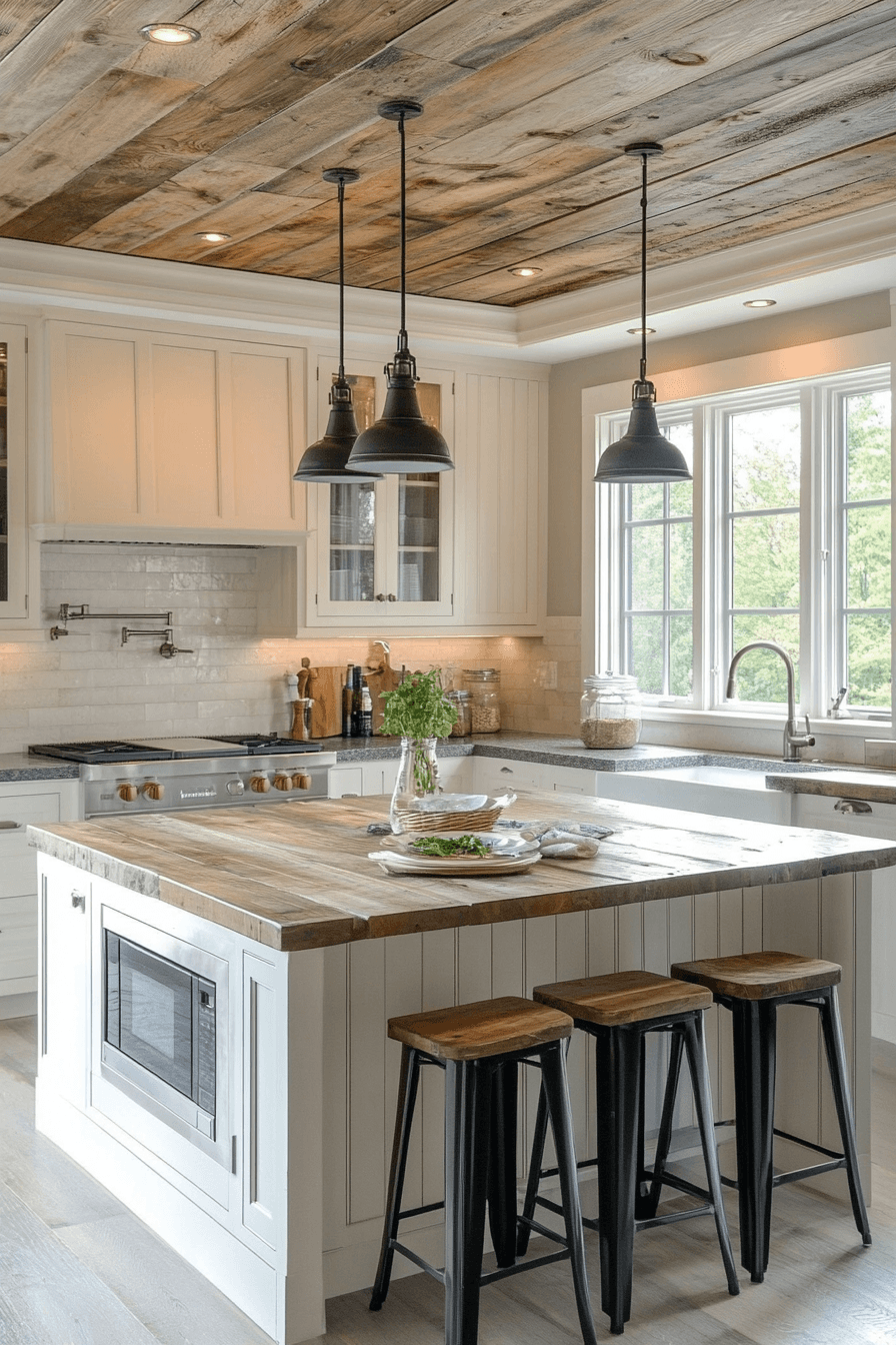 rustic farmhouse kitchen