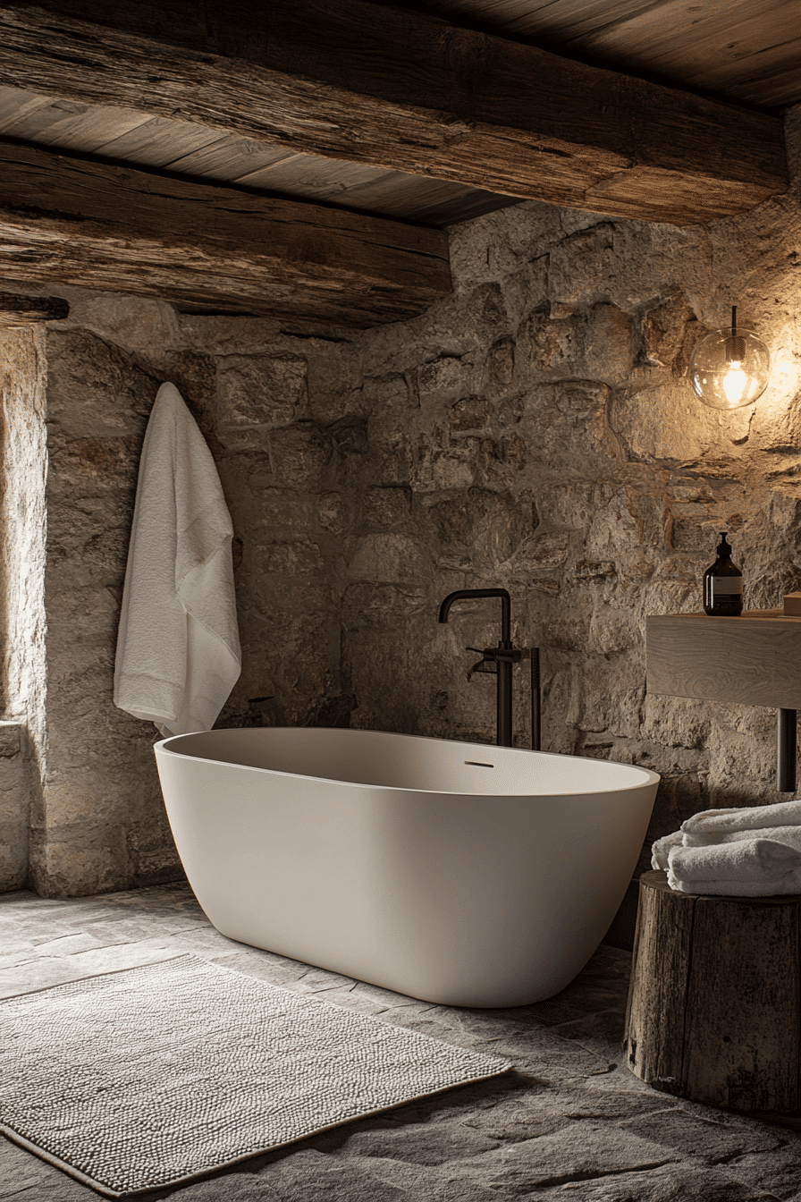 rustic bathroom designs