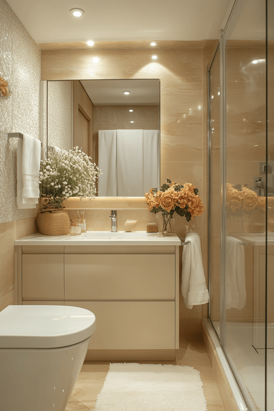 small bathroom interior