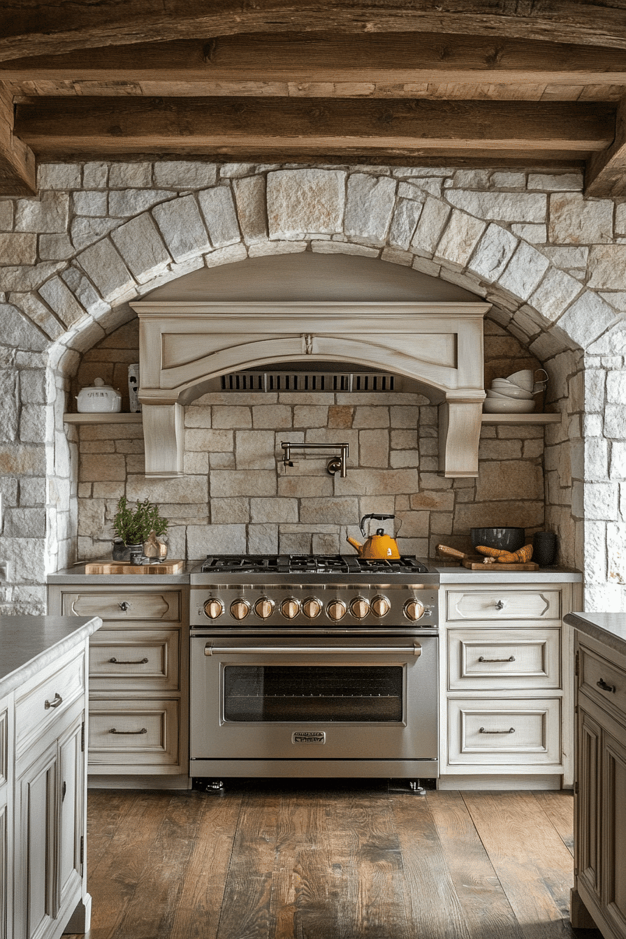 rustic farmhouse kitchen