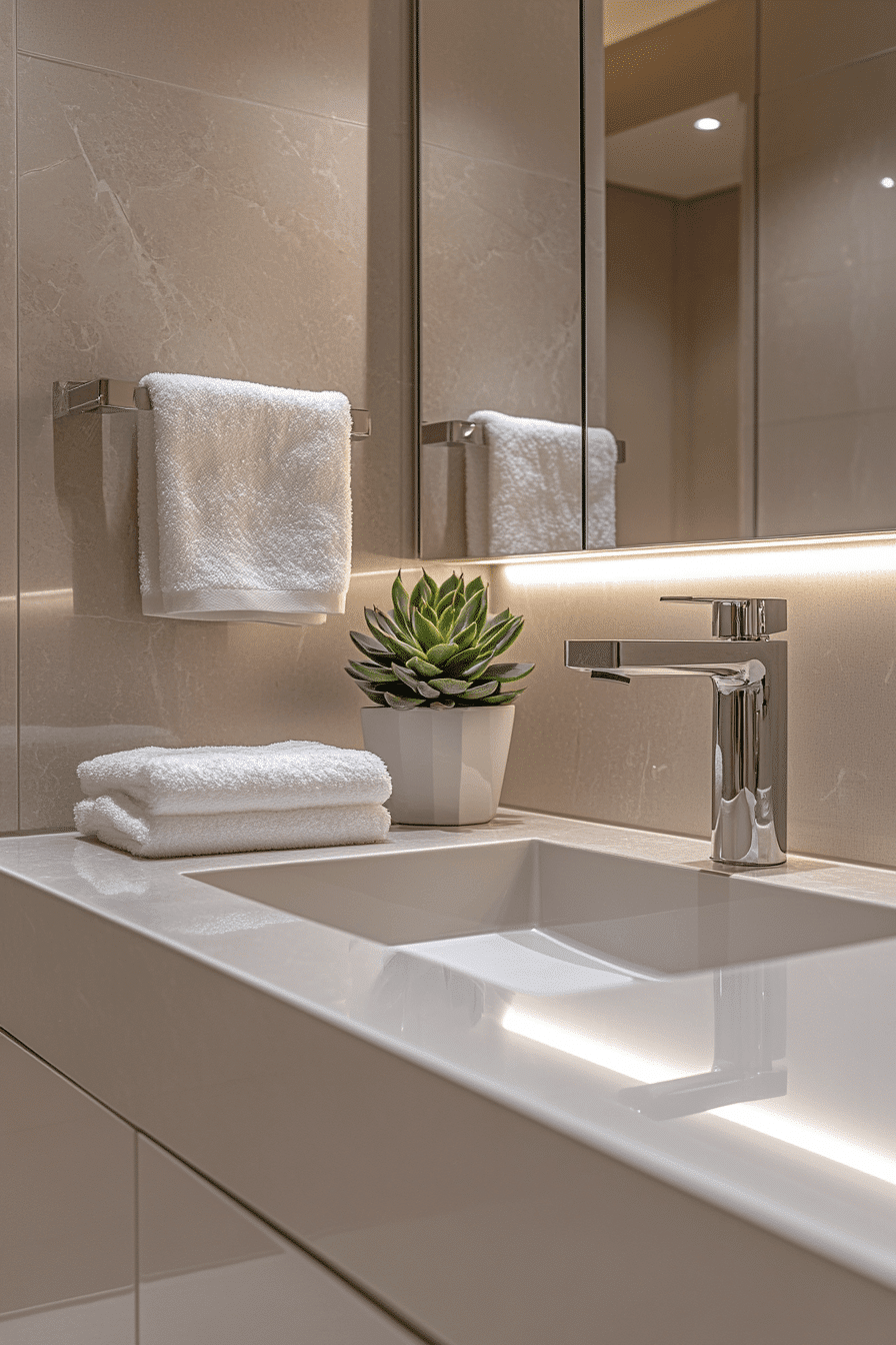 small bathroom interior