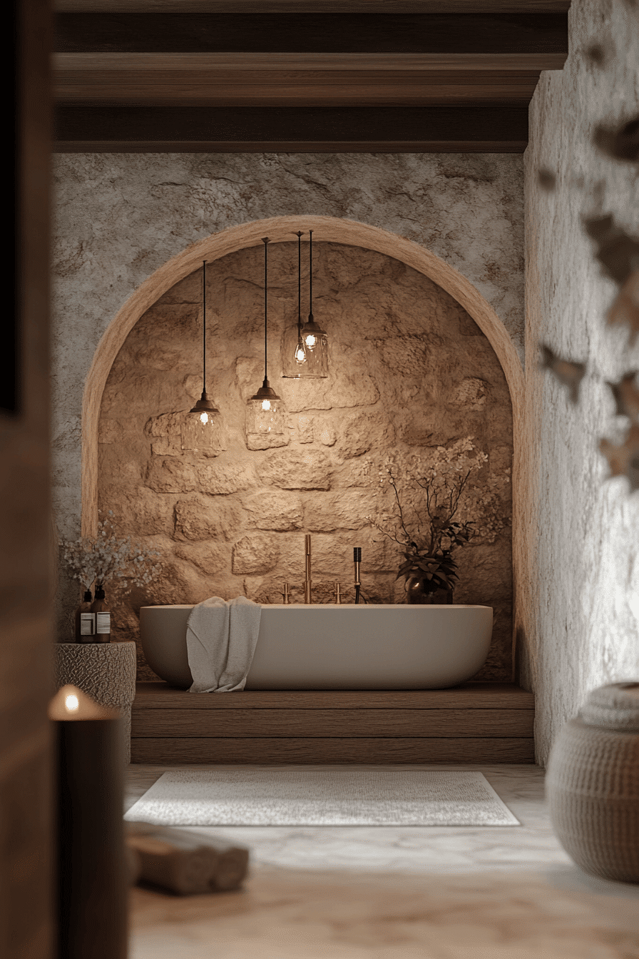 rustic bathroom designs