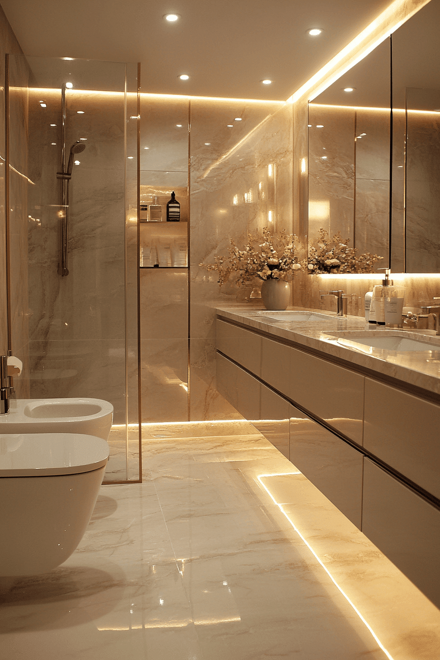 small bathroom interior