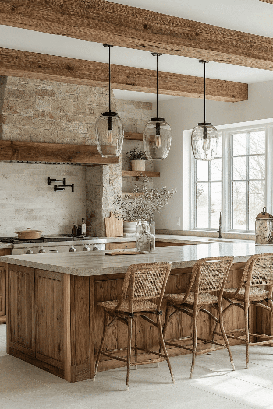 rustic farmhouse kitchen