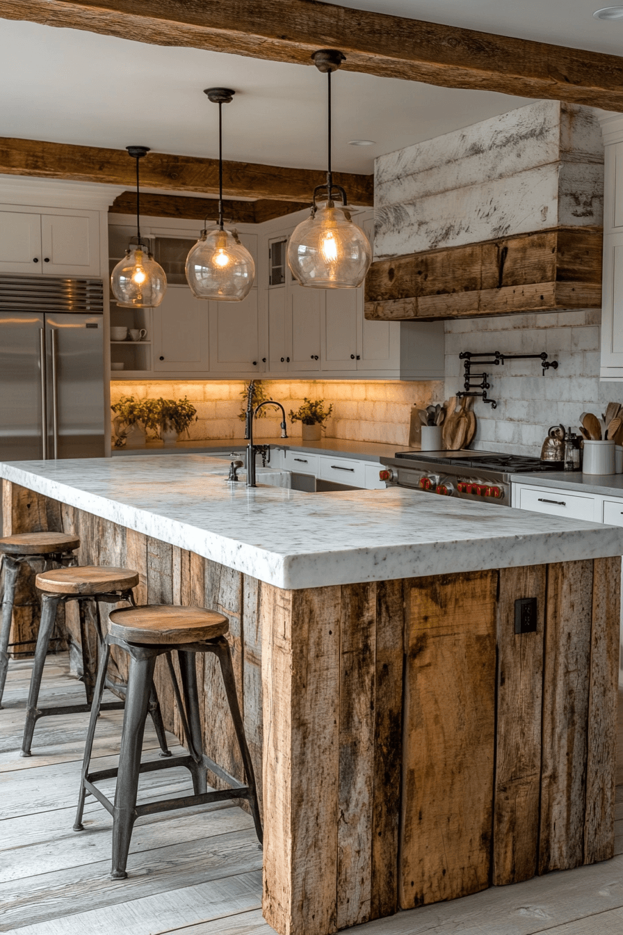 rustic farmhouse kitchen