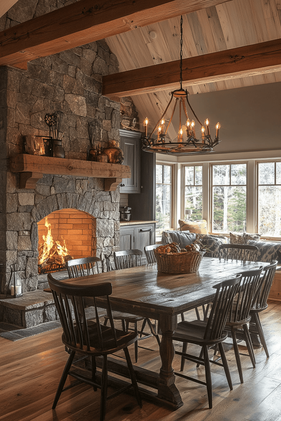rustic farmhouse kitchen