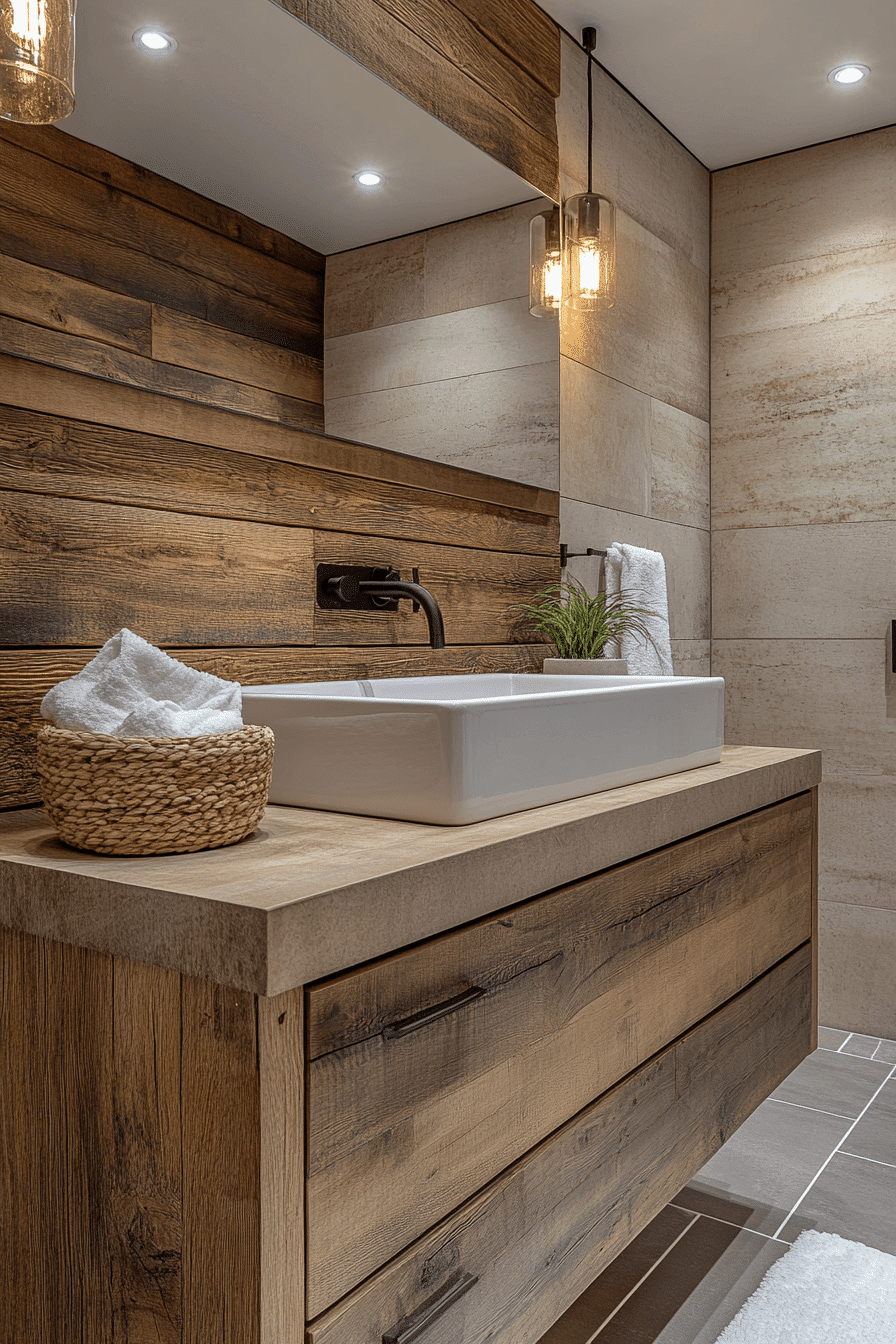 rustic bathroom designs