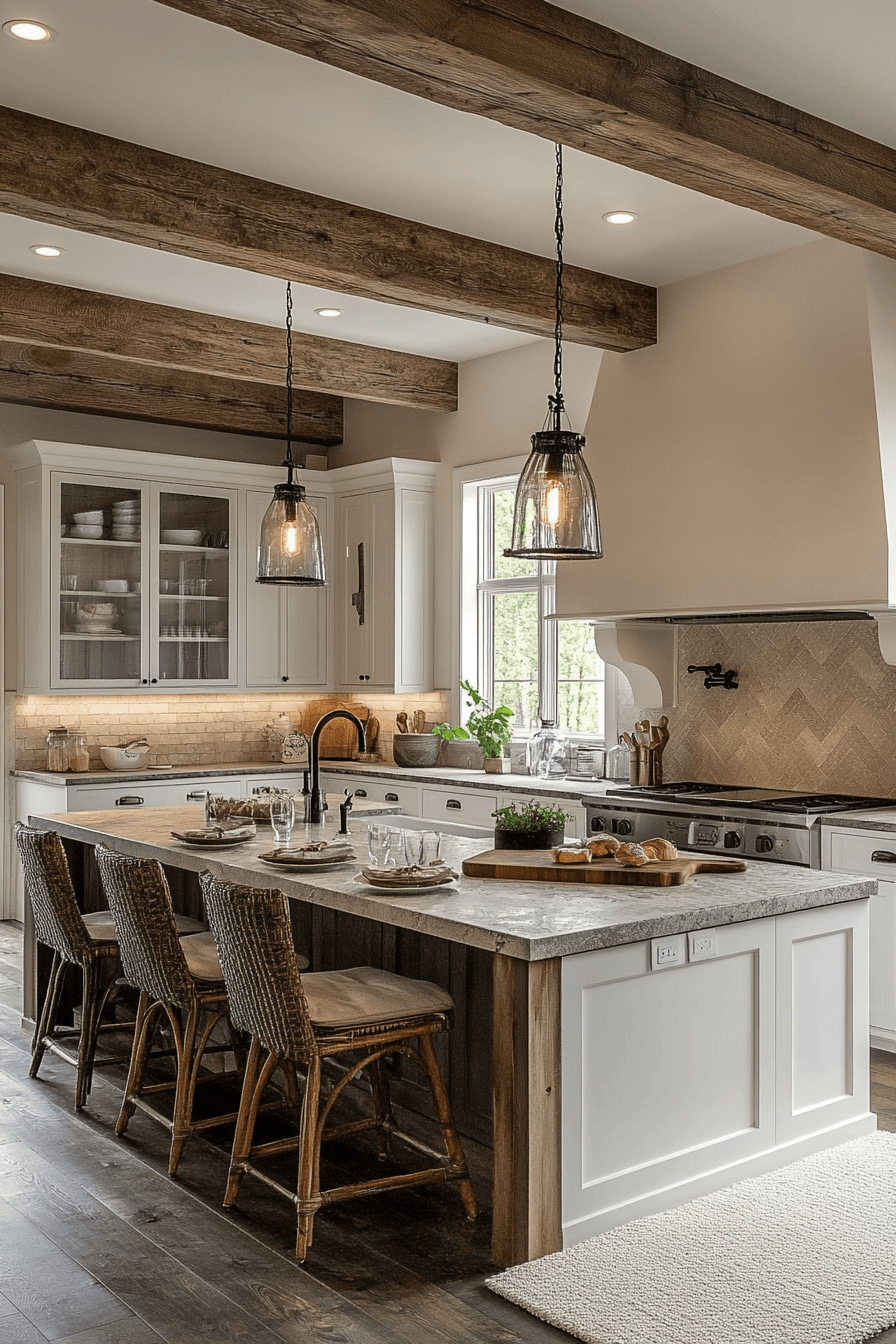 rustic farmhouse kitchen