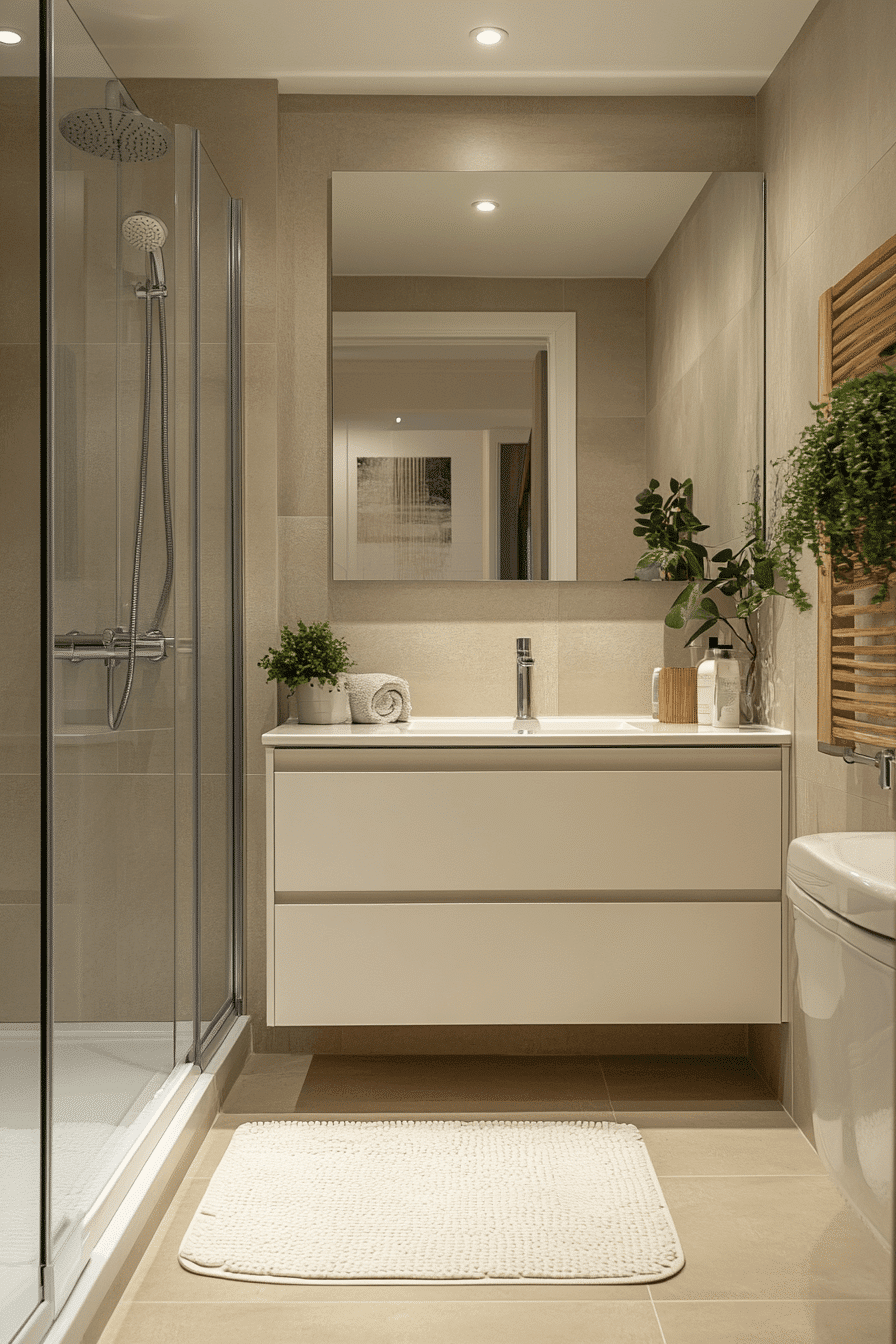 small bathroom interior