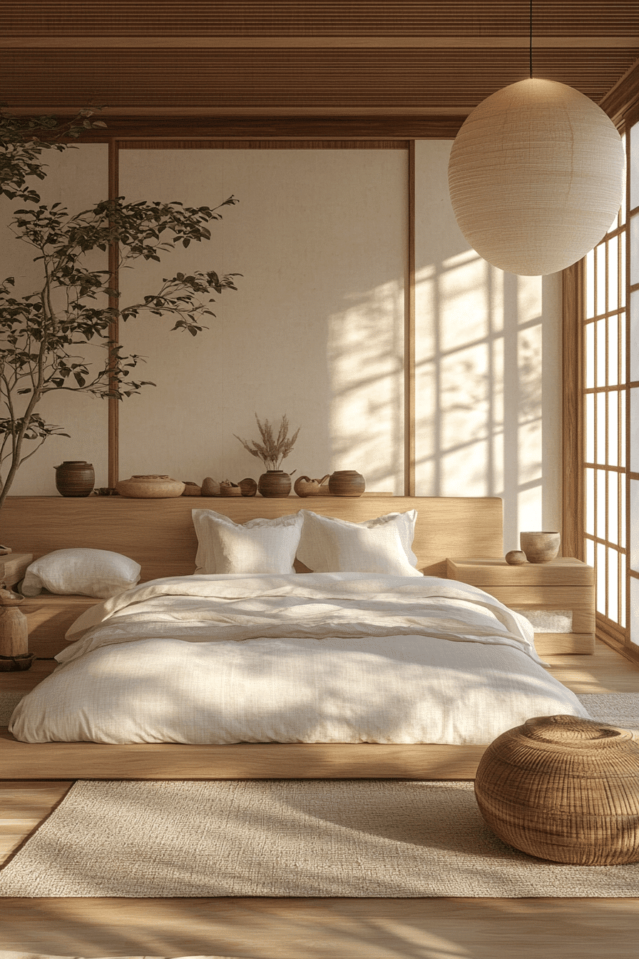japandi bedroom design