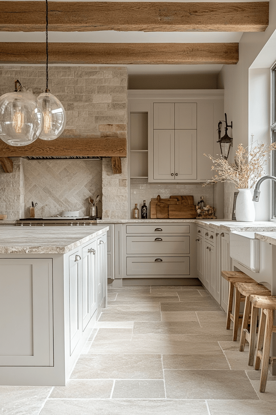 rustic farmhouse kitchen