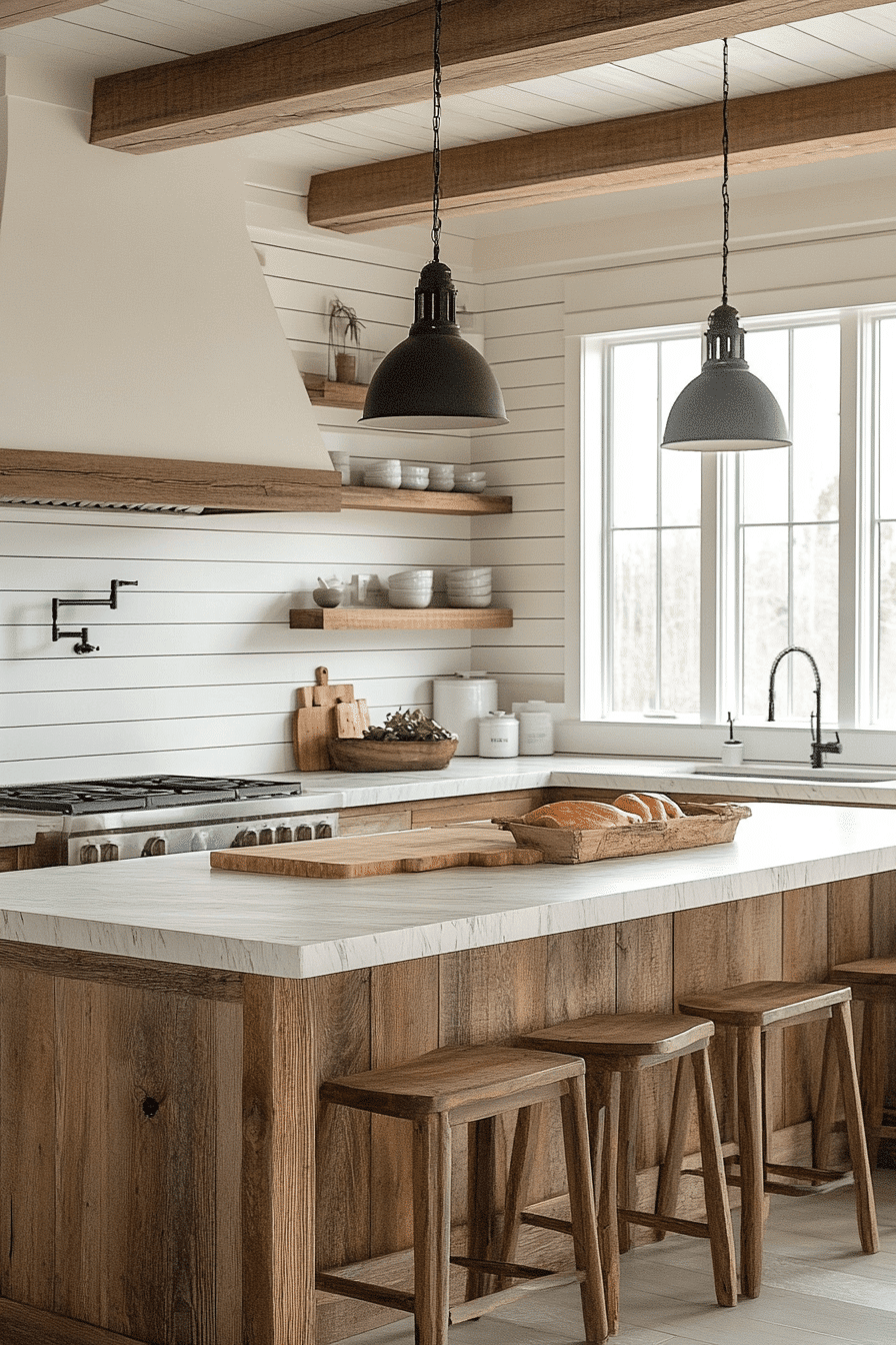 rustic farmhouse kitchen