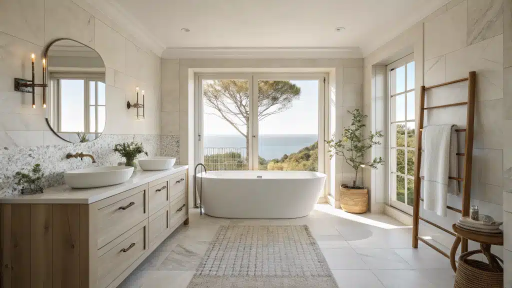 29 Minimalist Bathroom Ideas That Feel Fresh, Calm, and Beautifully Simple 91 minimalist bathroom