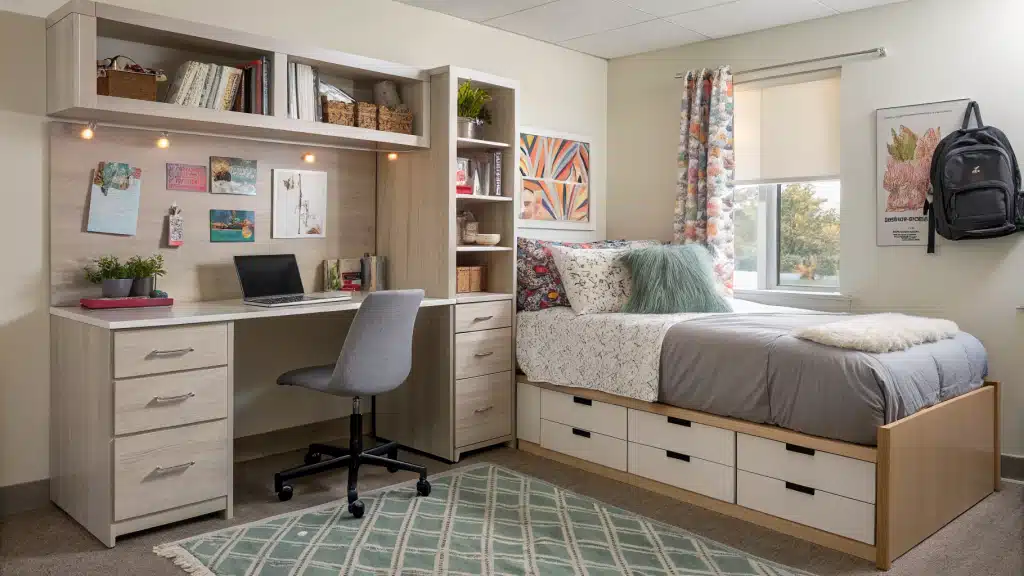 29 Luxury Dorm Room Ideas That Will Transform Your College Space Into A Five-Star Haven 61 dorm room ideas