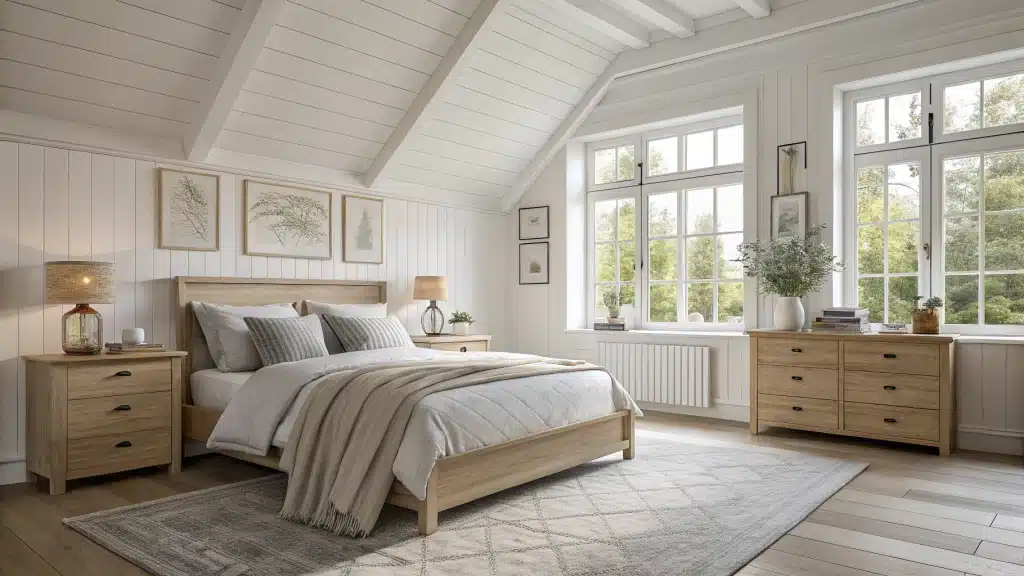 scandi bedroom
