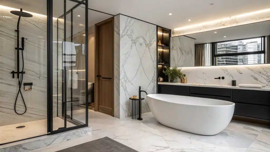 29 Modern Luxury Bathroom Ideas That Will Transform Your Space Into A Spa-Like Sanctuary 241 modern luxury bathroom