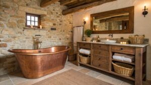 rustic bathroom designs
