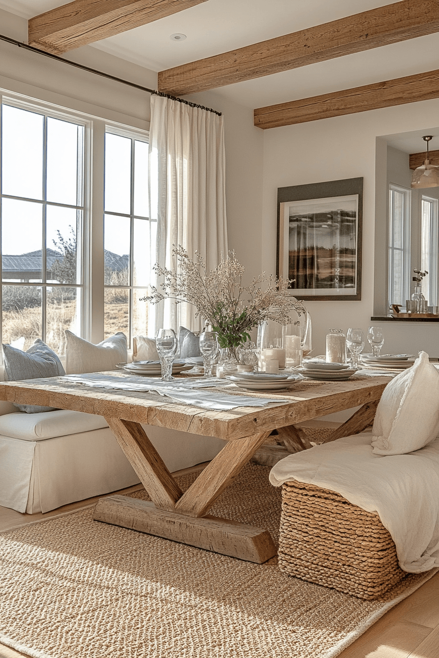 29 Farmhouse Dining Room Ideas That Will Make You Want to Host Dinner Every Night 1