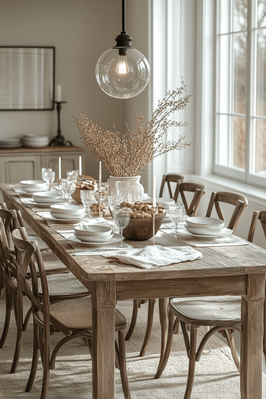 29 Farmhouse Dining Room Ideas That Will Make You Want to Host Dinner Every Night 2