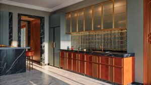 art deco kitchen