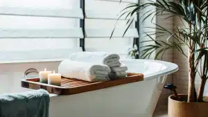 cozy bathroom