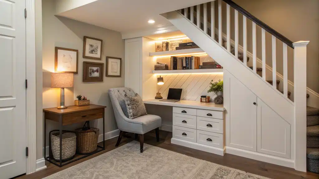 29 Under Stairs Nooks That Use Dead Space 30 under stairs nook