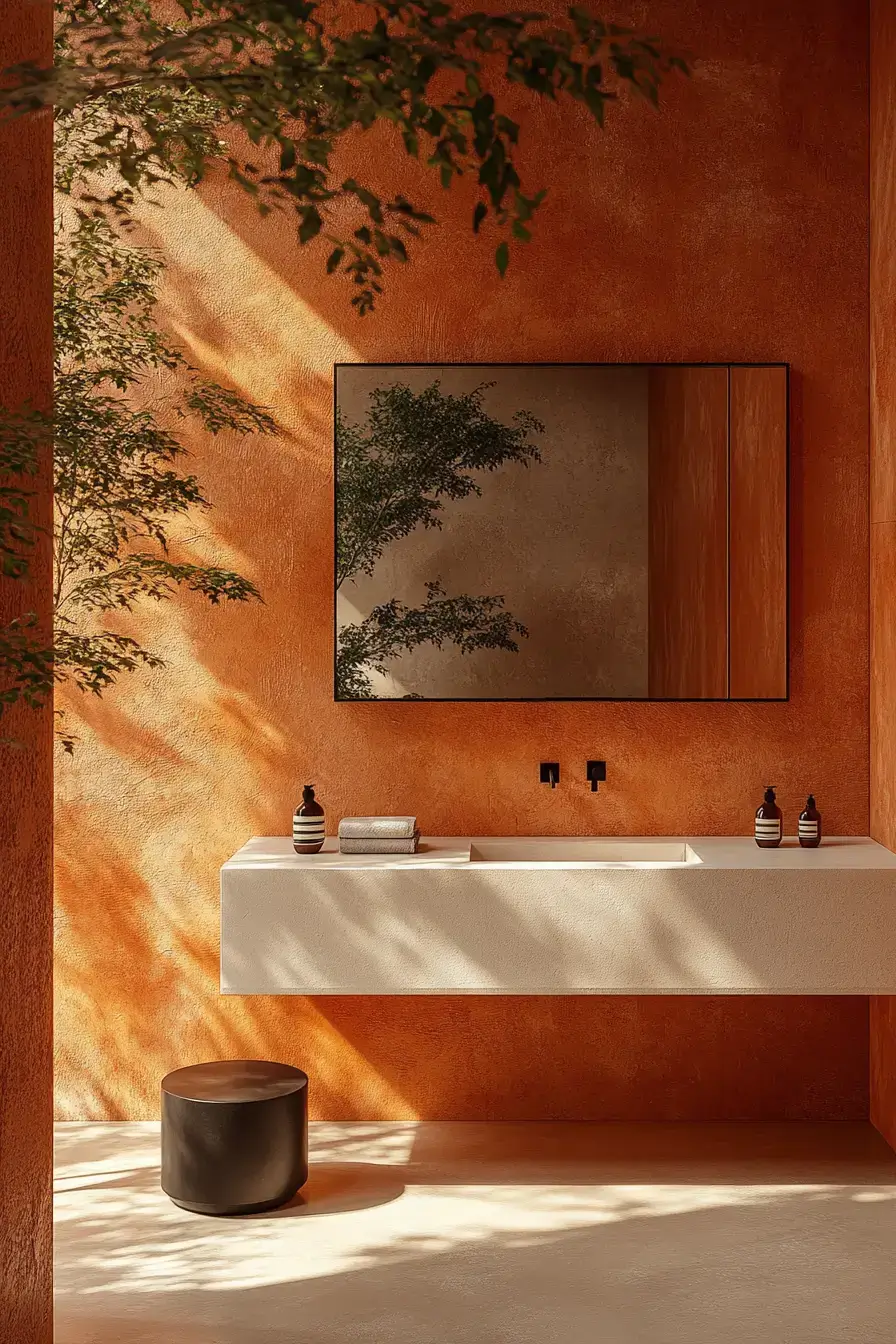 29 Terracotta Bathroom Ideas That Warm Up the Whole House 1