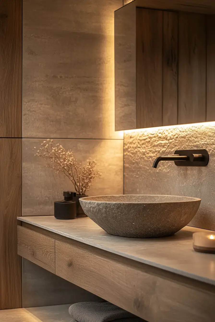 29 Rustic Bathroom Ideas That Feel Like a Cabin Morning 1