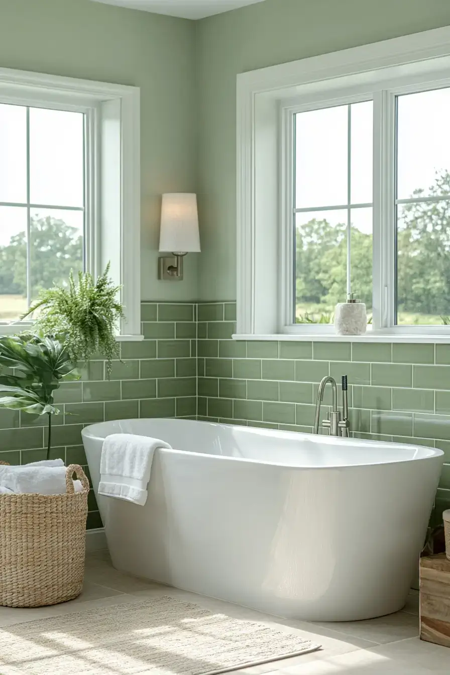 29 Sage Green Bathroom Ideas That Calm the Rush 1