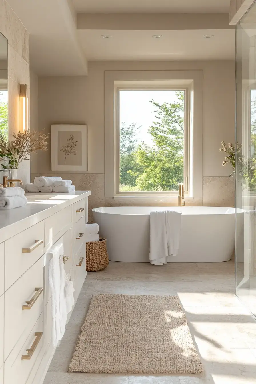 29 Coastal Bathroom Ideas That Smell Like Salt Air 1