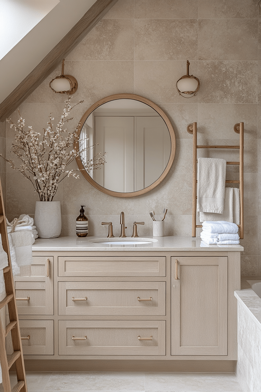 Farmhouse Bathrooms That Balance Rustic With Real Life 10