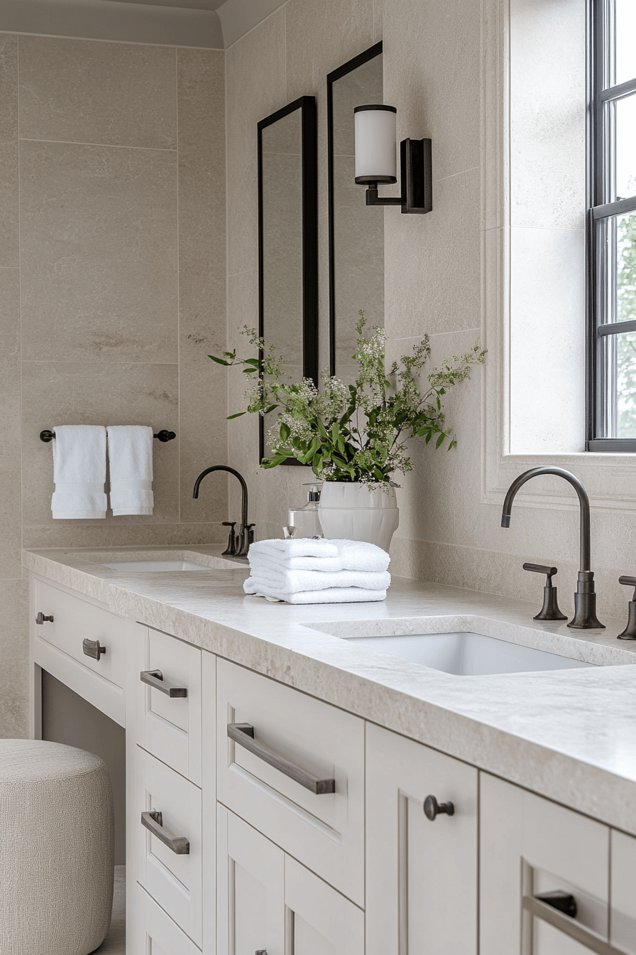 Cozy Bathrooms That Feel Like a Warm Towel Right Out of the Dryer 10