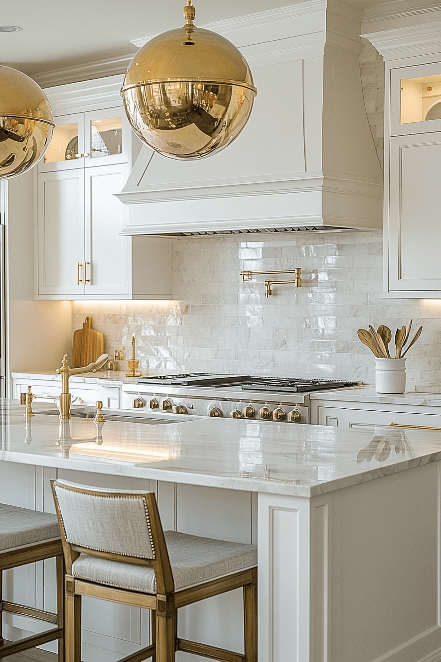 Art Deco Kitchens That Mix Brass Appliances with Real Cooking 10