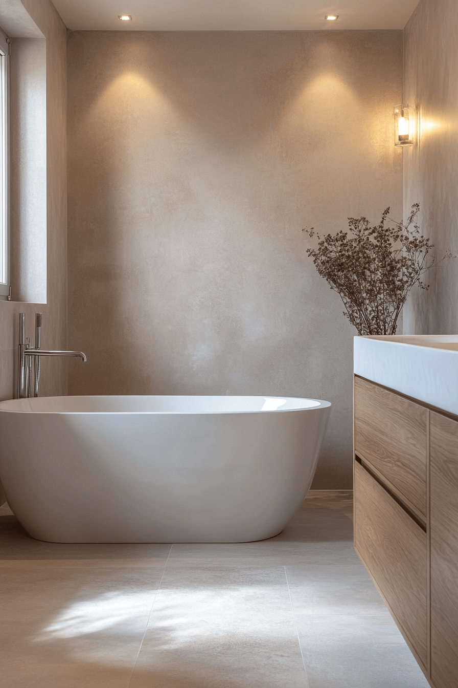 Neutral Bathroom Ideas That Feel Soft Without Being Boring 10
