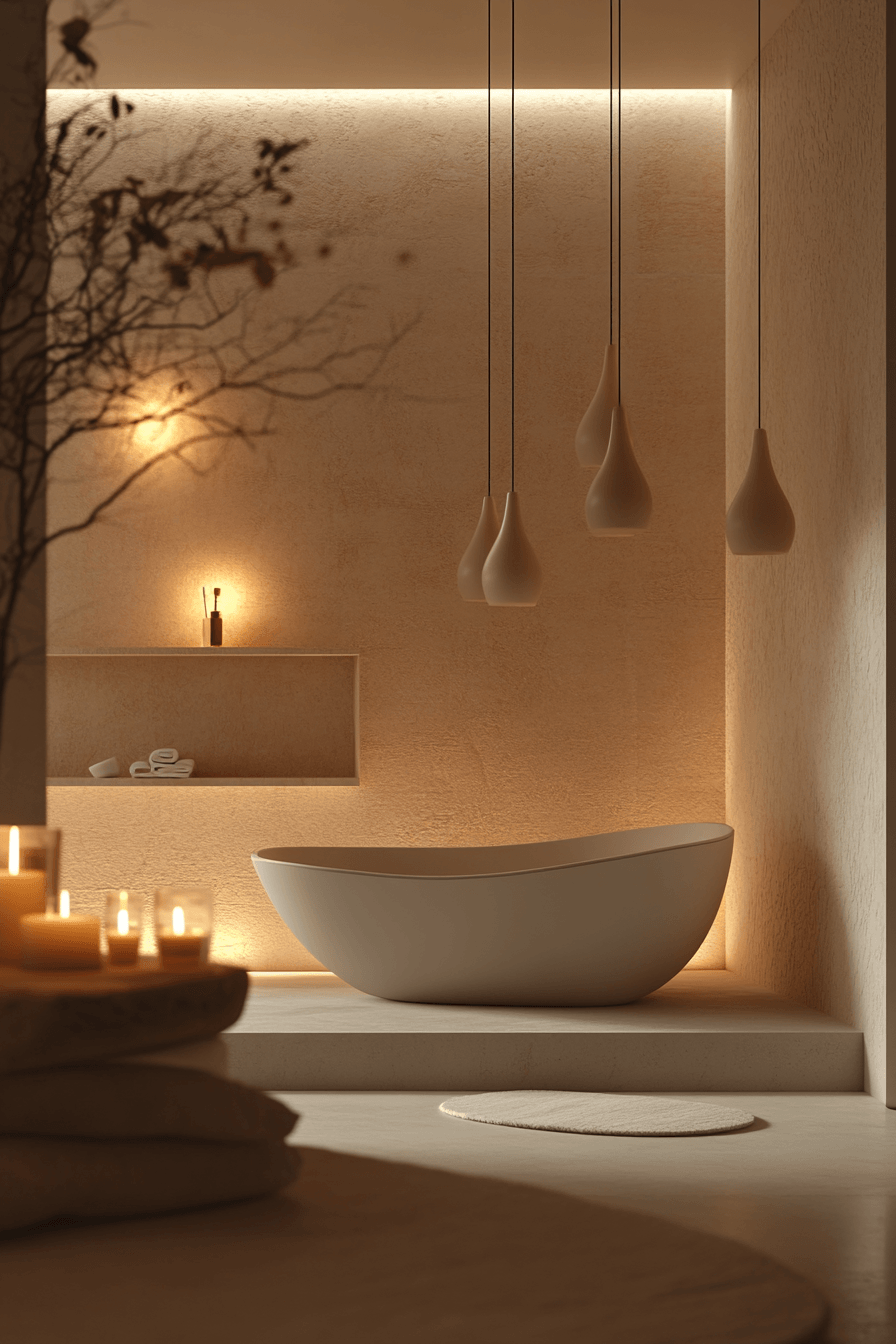 Beige Bathrooms That Feel Warm Without Looking Dated 10