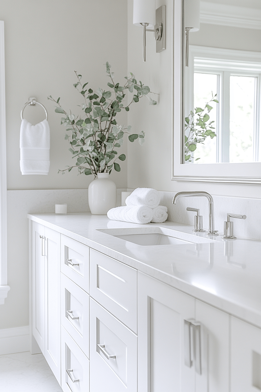 White Bathrooms That Feel Clean Without Feeling Cold 10