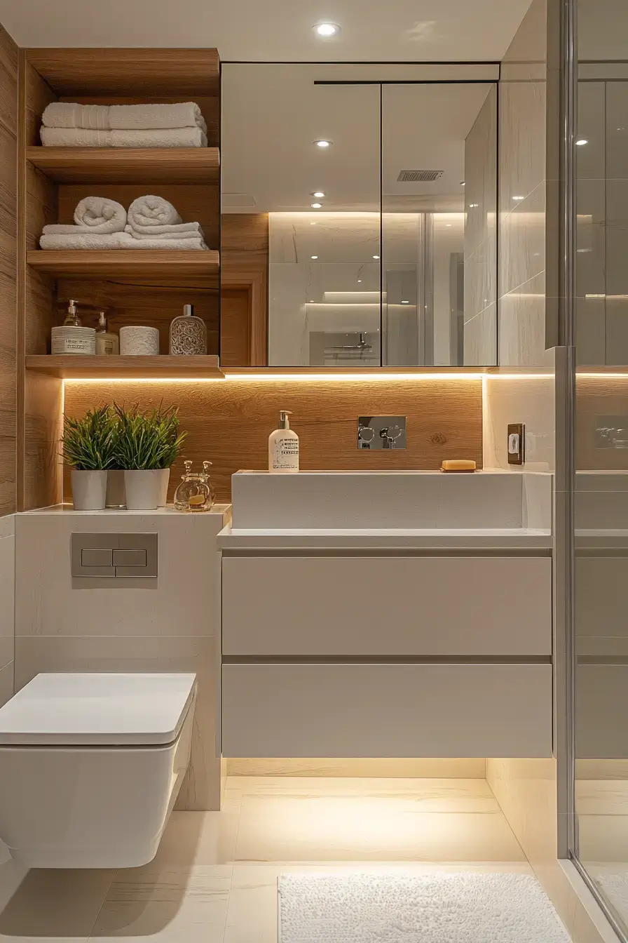 29 Apartment Bathroom Ideas That Work With What You Have 11