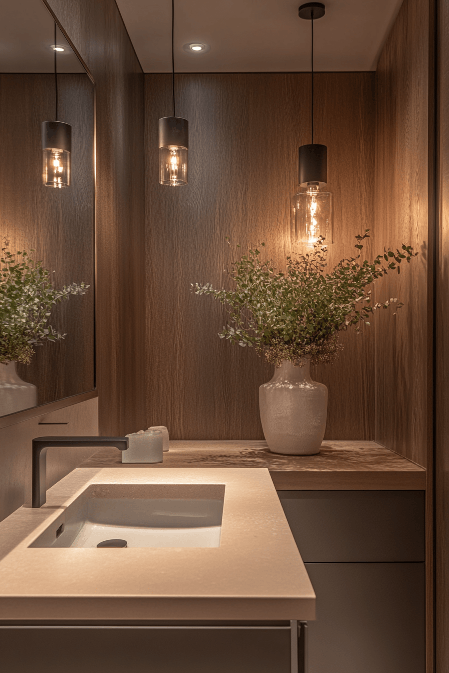 Half Bathroom Ideas That Make Guests Feel Welcome Without Trying Too Hard 11