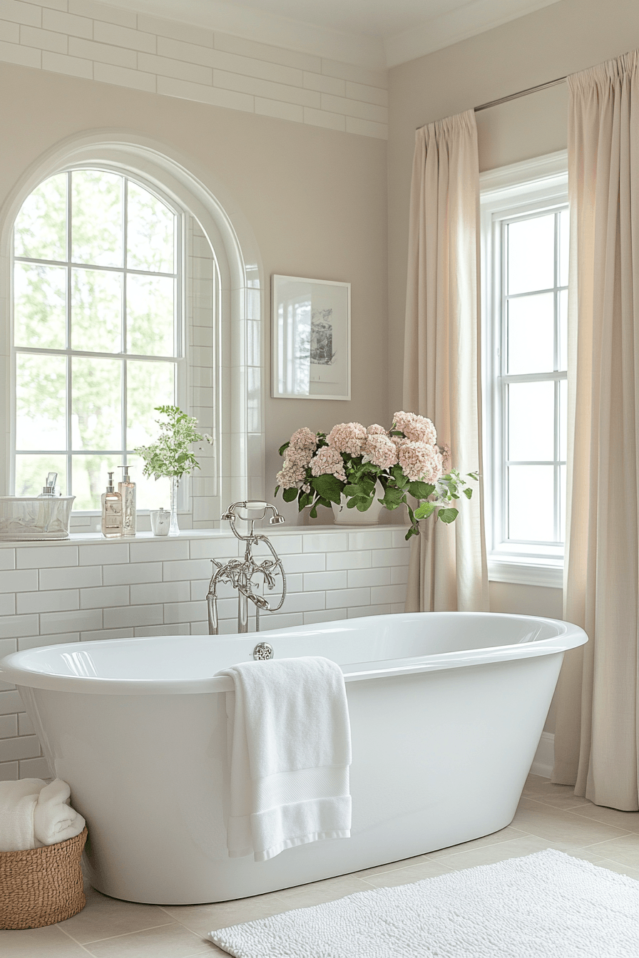 Cozy Bathrooms That Feel Like a Warm Towel Right Out of the Dryer 11