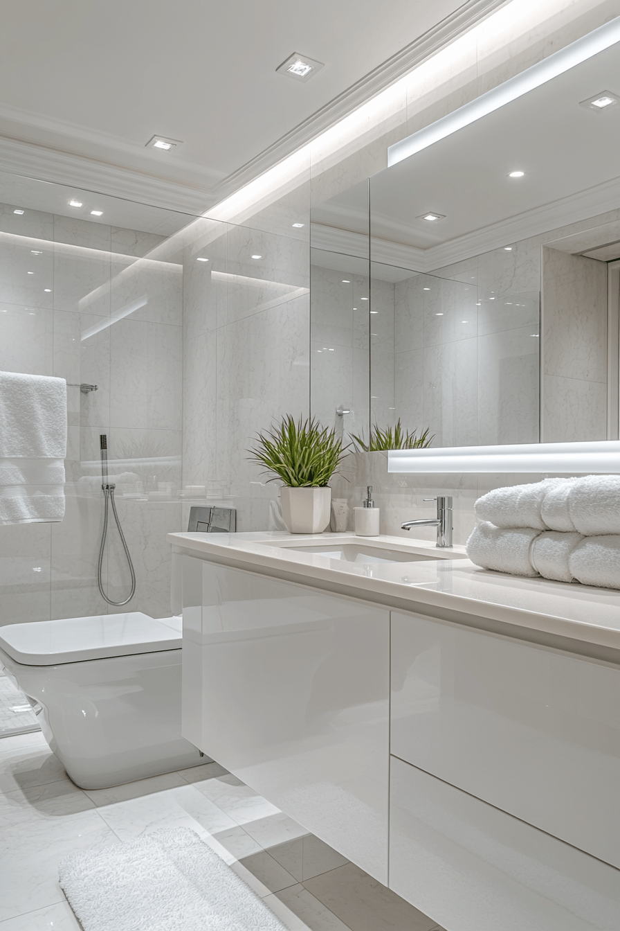 White Bathrooms That Feel Clean Without Feeling Cold 11