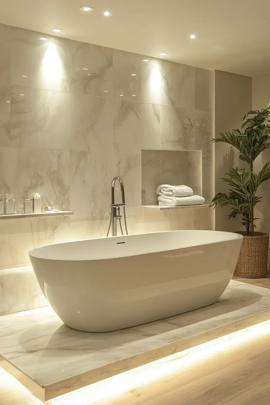 29 Elegant Bathroom Design Ideas That Feel Like a Hotel 11