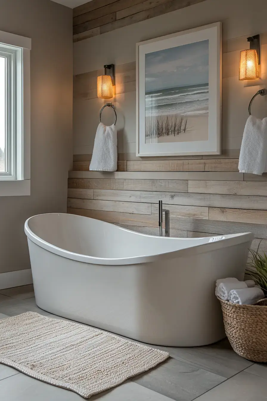 29 Coastal Bathroom Ideas That Smell Like Salt Air 11