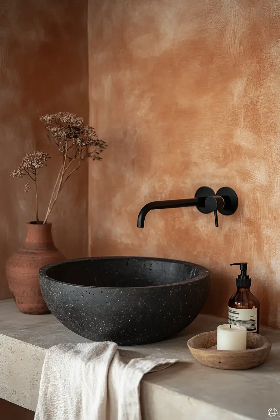 29 Terracotta Bathroom Ideas That Warm Up the Whole House 12